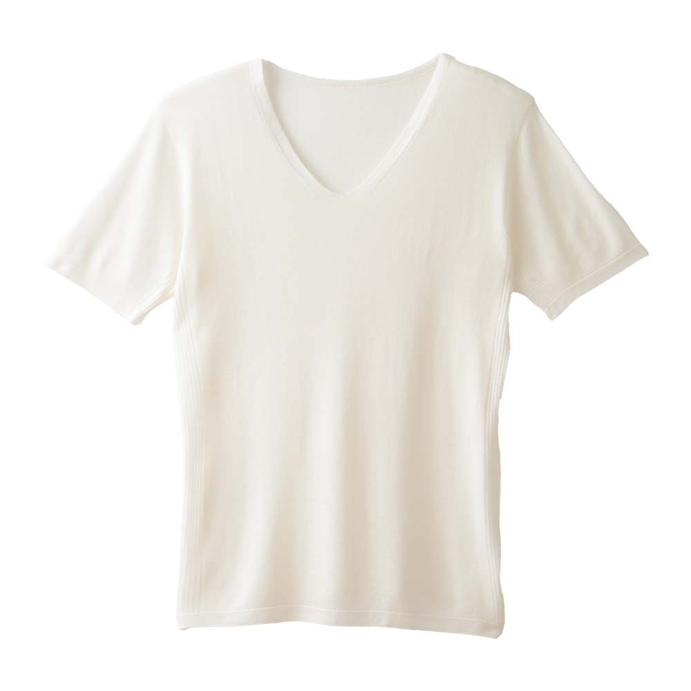 TAKEFU(竹布) 無縫製ガーゼインナー 半袖 メンズ