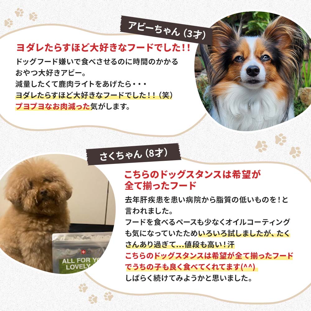 【定期宅配】DOG STANCE 鹿肉 ライト 1kg