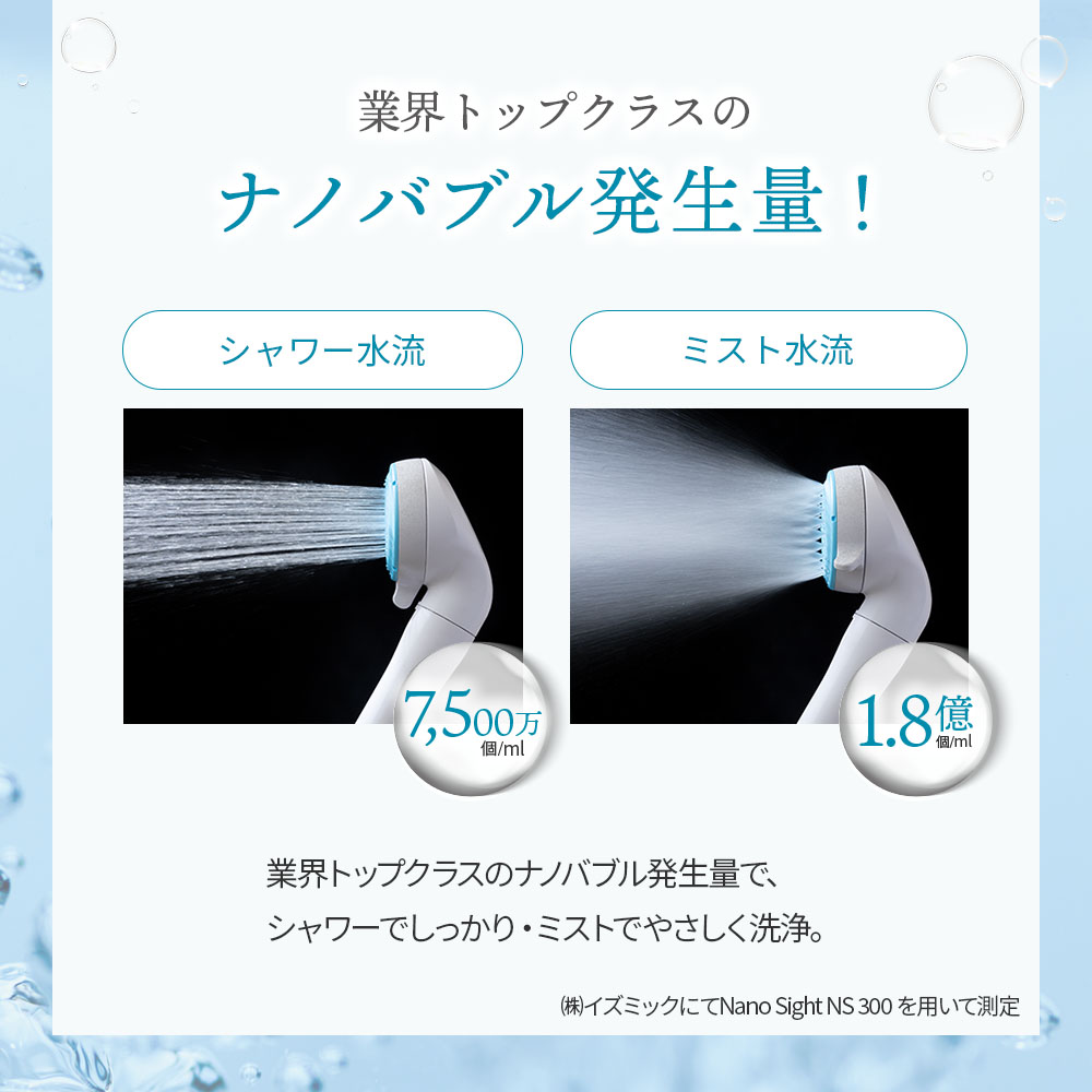 マイクロバブル浄水シャワー「ピュアストリーム・ミスト」