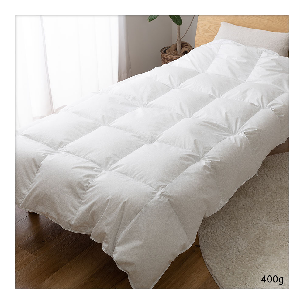 ゴア(R)出雲羽毛肌掛ふとん400シングルサイズ