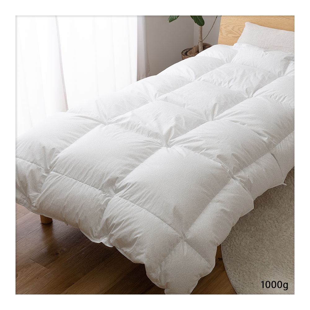 ゴア®出雲羽毛合掛ふとん1000シングルサイズ