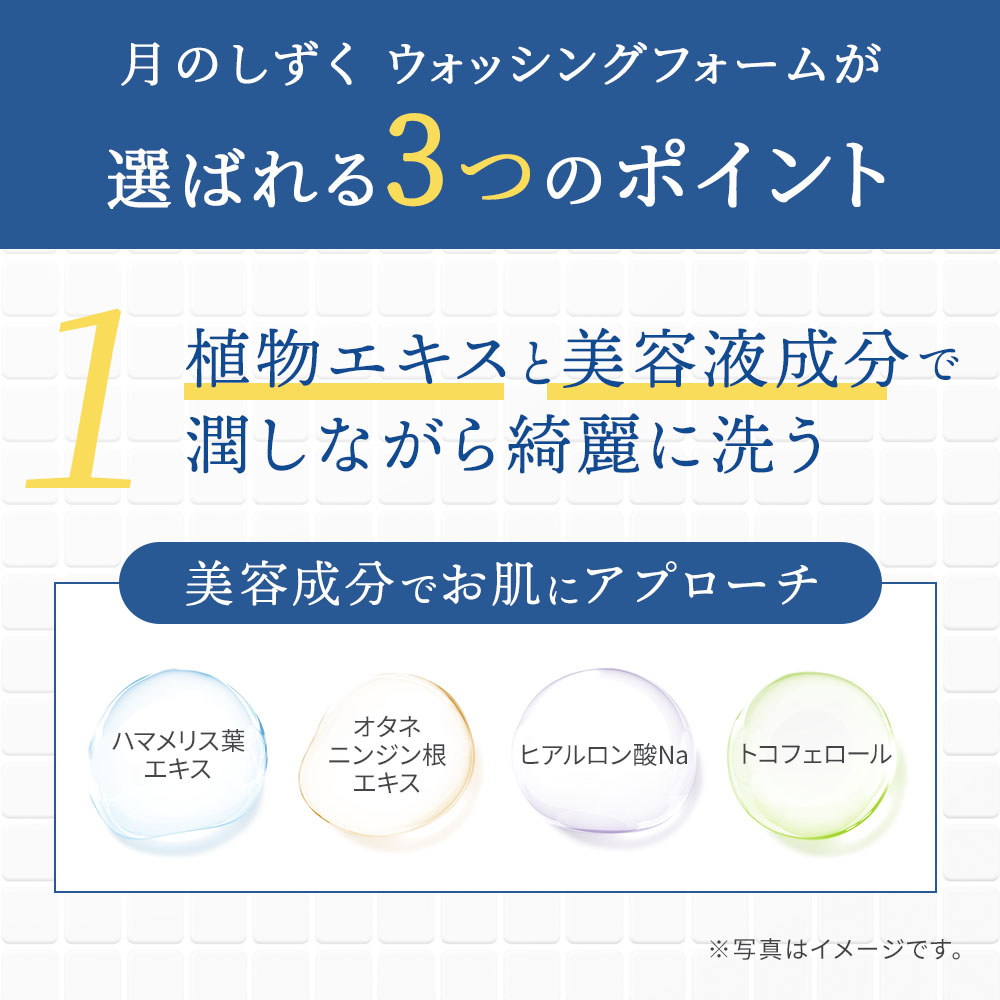 【定期宅配】月のしずく化粧品ウォッシングフォーム