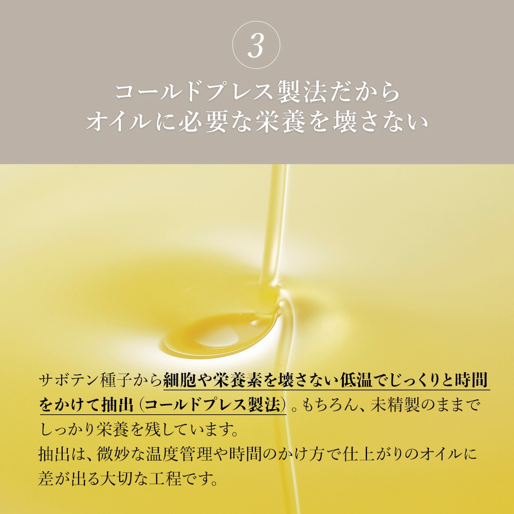 【定期宅配】ウチワサボテンオイル CACTI ブレンドオイル