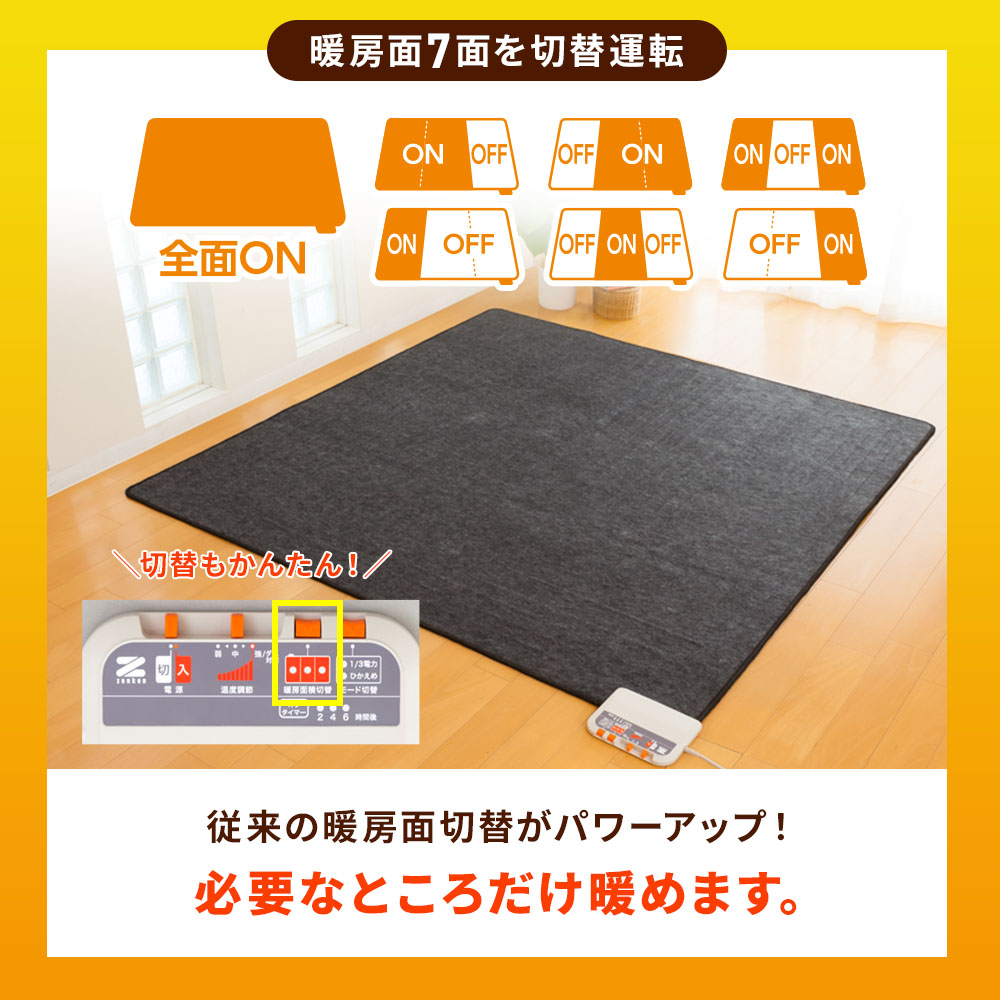 電磁波（磁界）99％カット電気カーペット 2畳用・本体のみ｜電磁波対策