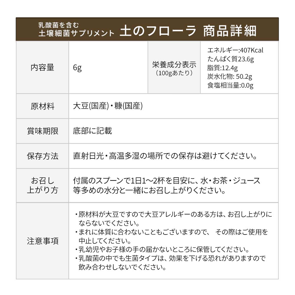 11種の乳酸菌×100種の土壌細菌群 土壌菌サプリメント 土のフローラ