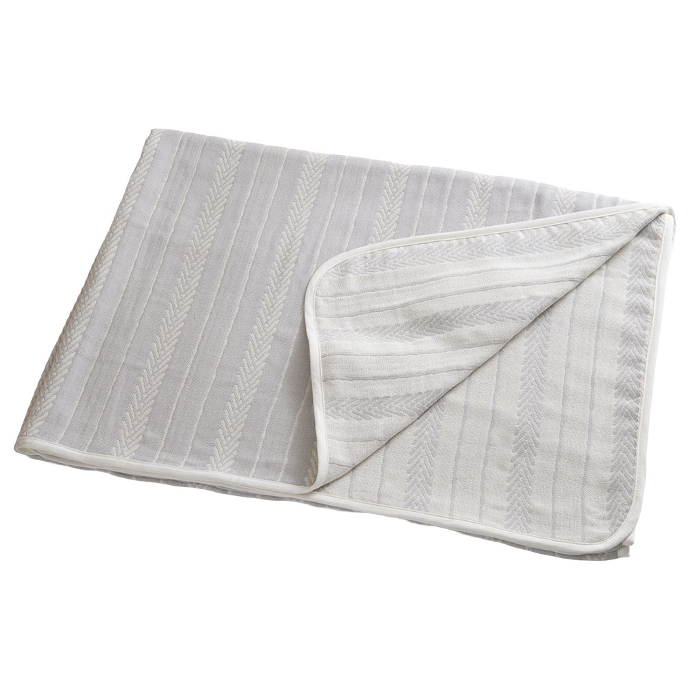 TAKEFU (竹布) 三重ガーゼケット 鈴風(すずかぜ)カラー 桜(ピンク) / 薄雪草(グレー)