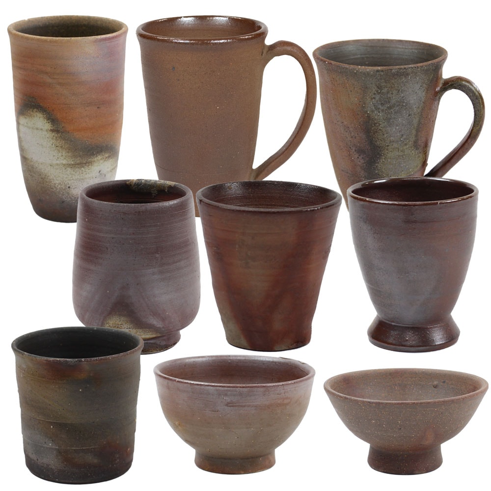 備前焼です 曽我 尭 作 「備前酒呑」 ～備前焼専門卸小売店 川口陶楽苑～