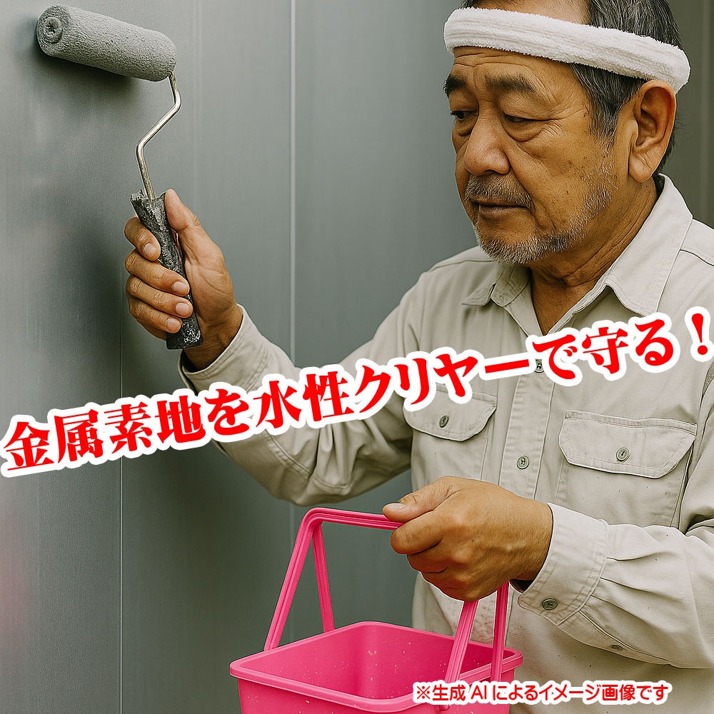 IP水性金属用クリヤーSi 艶有り 中古品 IP 水性金属用クリヤーSi 金属面素地を保護する水性クリヤー 艶あり