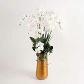 胡蝶蘭 はくらん 7本立 [P-01] BA アレンジ 鉢 アーティフィシャルフラワー 大型商品