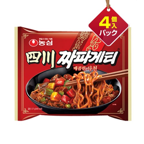 ���� �������ѥ��ƥ� �ɸ� 137g��4������ѥå�NONG SHIM ����㥸����� �ڹ�顼��� ���󥹥���ȥ顼��� �ڹ���