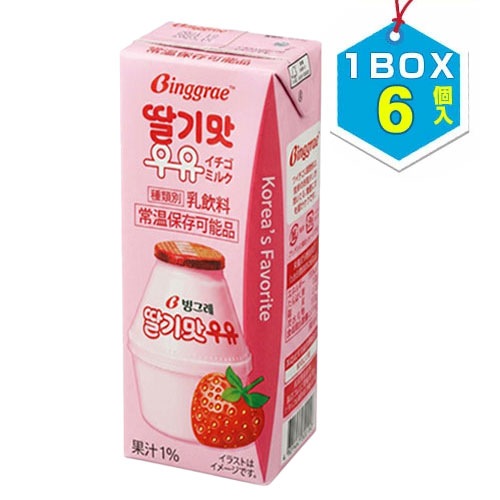 �ӥ󥰥� ������̣�ߥ륯 1BOX=200ml��6�� ������̣���� �ڹ���� �ڹ���