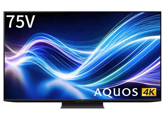 極美品 75インチ 4K液晶テレビ AQUOS 2024年製 Google TV 75 inch aquos テレビ ブルーレイ 内蔵 Sharp 75-Inch Aquos XLED TV