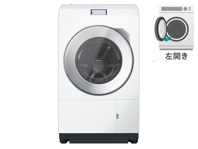 パナソニック ドラム式洗濯乾燥機【左開き】NA-LX129EL-W [マットホワイト]