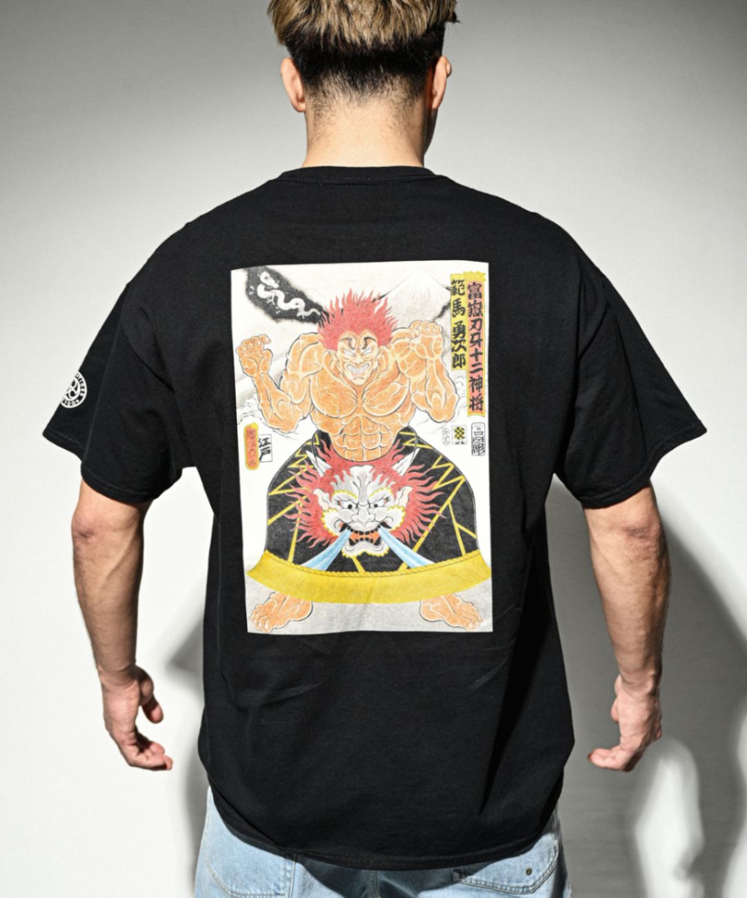 パンクラスTシャツ 範馬刃牙】HOMEGAME×刃牙×PANCRASE×THREE TIDES S/S TEE / WHITE