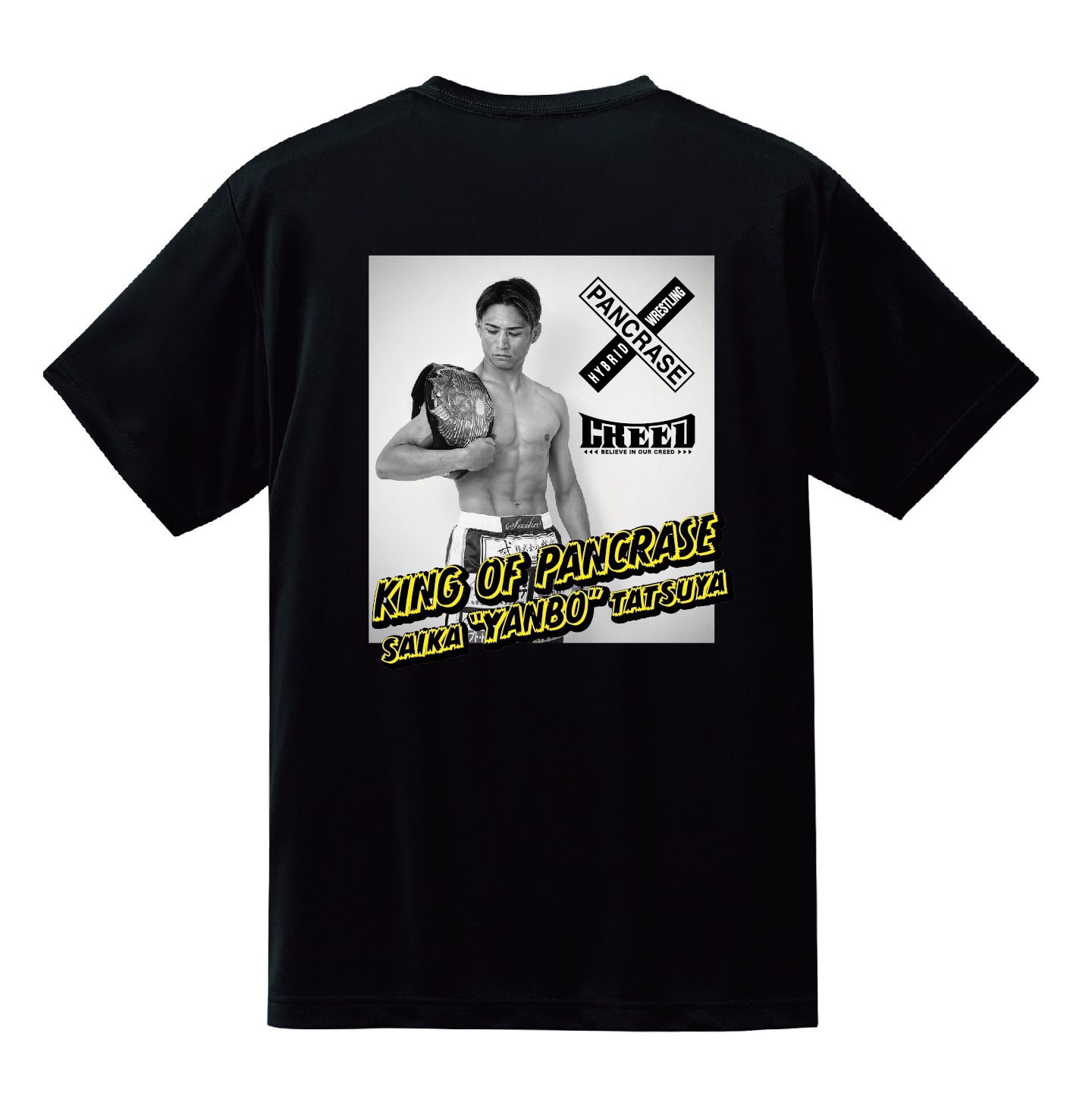 ڻȥ˷ãۻȥ˷ãPANCRASECREED S/S TEE / BLACK