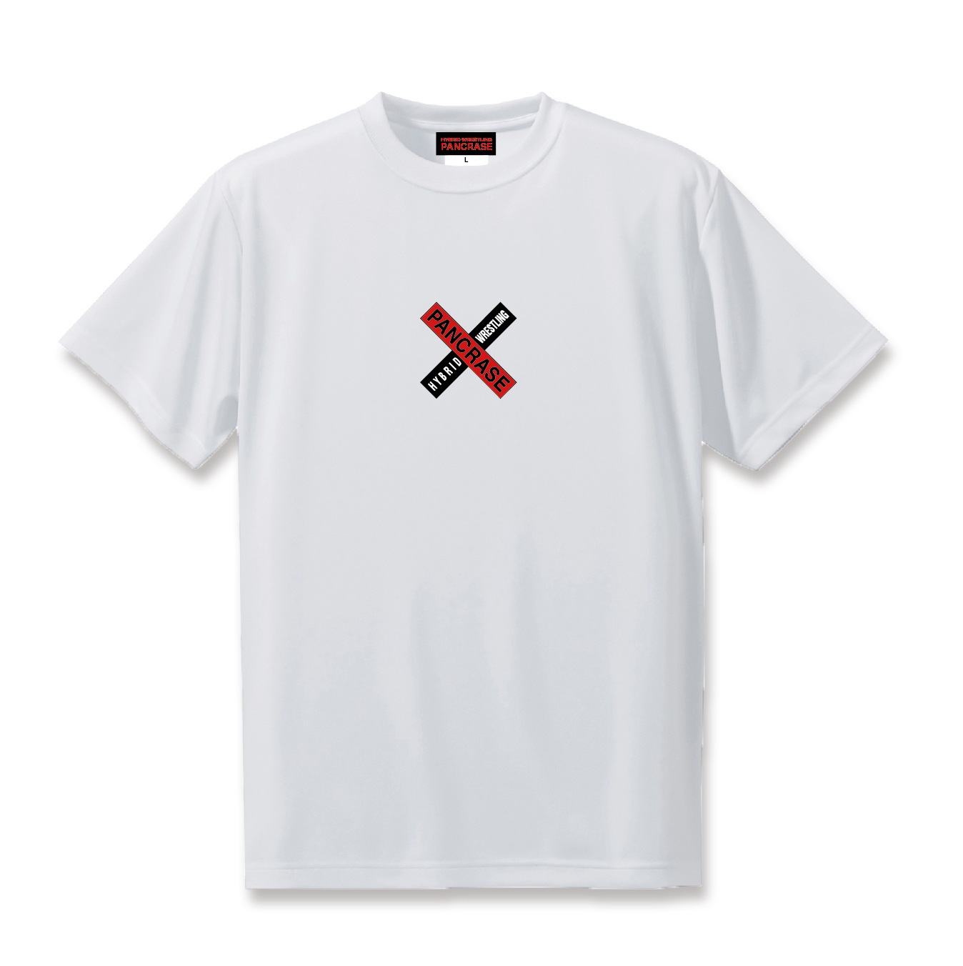 ��PANCRASE��Logo Dry-Tee��BLACK/WHITE��