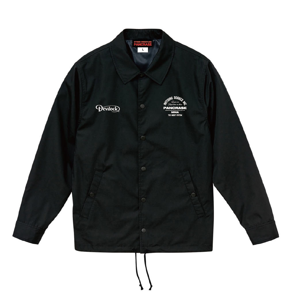 PANCRASE×DEVILOCKコラボ コーチジャケット ［BLACK］