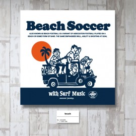 soccer junky アートパネル / びーち