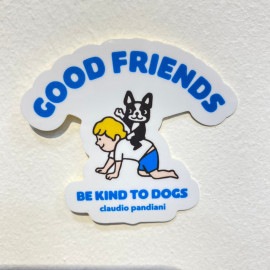 GOOD FRIENDS2ステッカー(ホワイト)