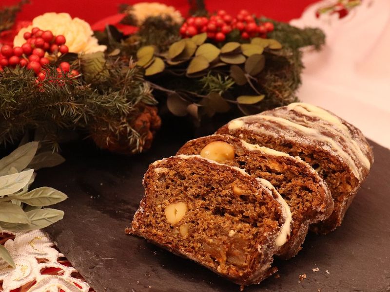 【クリスマスケーキ】ほうじ茶のミニシュトーレン120g