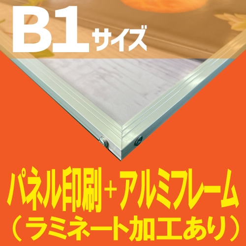 展示パネル印刷+アルミフレームセット【B1サイズ 1030×728mm
