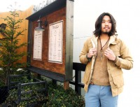 M.Cohen 〔エムコーエン〕 ネックレス N101068-B メッシュレザー & ブラスリング|NECKLACE|【M.Cohen】 