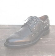 IrregulaR��by ZIP STEVENSON �ڎ��ڎ��ގ��׎������� Vintage Wing Tip��Leather Sole��Black / SIZE9