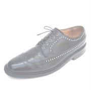 IrregulaR��by ZIP STEVENSON �ڎ��ڎ��ގ��׎������� Vintage Wing Tip��Leather Sole��Black / SIZE9.5