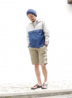 HTC×The Sandalman【エイチティーシー×サンダルマン】 サンダル 別注 Wide Strap Flower Turquoise Studs / Black Leather|SHOES /