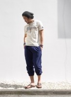 HTC×The Sandalman【エイチティーシー×サンダルマン】 サンダル 別注 Wide Strap Flower Turquoise Studs / Brown Suede|SHOES / B