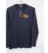 ��50�� OFF��HARLEY-DAVIDSON �ڥϡ��졼�����ӥåɥ����1980s ��BUFFALO�� Vintage Henley Neck Long T-Shirts / No.37