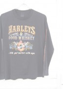HARLEY-DAVIDSON �ڥϡ��졼�����ӥåɥ����1980s ��3D EMBLEM�� Vintage Long T-Shirts / No.27