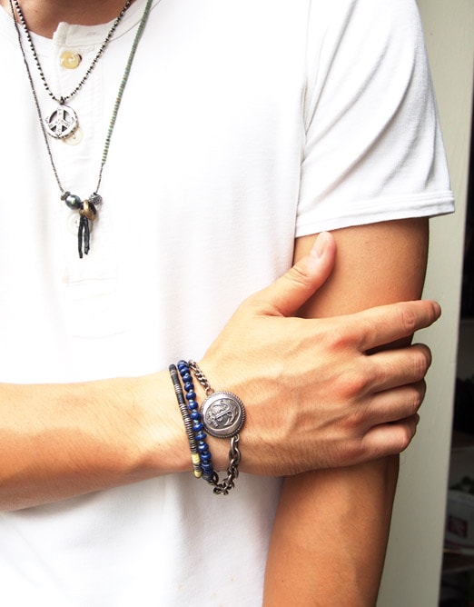 □30% OFF□ANTON HEUNIS Anchor Coin Chain Bracelet