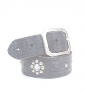 HTC ̎Î ٥ Vintage Remake Leather Studs Belt / Black