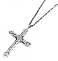 Y.GLAUCA 【ワイグラウカ】 ネックレス シルバークロス＆シルバーチェーン|Necklace|【Y.GLAUCA】 