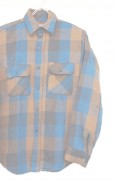 1980s Vintage ��FIVE BROTHER�� L/S Cotton Flannel Shirts / Brown��Blue