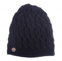 LUCKY BIRD【ラッキーバード】ウールミディアムニットキャップトレリス / ブラック| KNIT CAP|【LUCKY BIRD】 