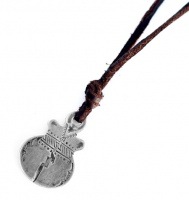 Y.GLAUCA 【ワイグラウカ】 ネックレス シルバーポッタリープレート＆レザーコード |Necklace|【Y.GLAUCA】 