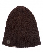 LUCKY BIRD【ラッキーバード】 ウール ミディアムニットキャップ / ダークブラウン| KNIT CAP|【LUCKY BIRD】 