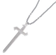 M.Cohen 〔エムコーエン〕 ネックレス N659 オニキスビーズ&シルバーソード|NECKLACE|【M.Cohen】 
