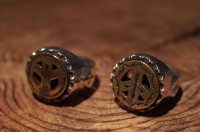 Y.GLAUCA 【ワイグラウカ】 リング シルバー&ブラス アロースタンプピースマーク|RING|【Y.GLAUCA】 