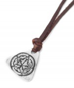 Y.GLAUCA 【ワイグラウカ】 ネックレス シルバートライアングルプレート＆レザーコード|Necklace|【Y.GLAUCA】 