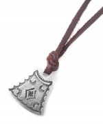 Y.GLAUCA 【ワイグラウカ】 ネックレス シルバーベルプレート＆レザーコード|Necklace|【Y.GLAUCA】 