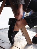 Vintage “Salvatore Ferragamo” Leather Slipon Shoes|BOOTS / SHOES|【CATEGORIES】 