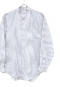 1990s ��ISSEY MIYAKE�� Stand Collar Stripe Shirts