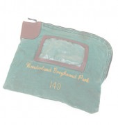 Vintage Remake Dog Race Money Clutch Bag / Green��149��