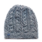 LUCKY BIRD【ラッキーバード】 ウールミディアムニットキャップ アラン / ライトグレイ| KNIT CAP|【LUCKY BIRD】 