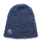 LUCKY BIRD【ラッキーバード】コットン＆リネン ミディアムニットキャップ / ネイビー| KNIT CAP|【LUCKY BIRD】 