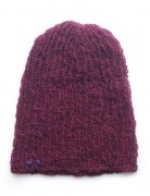 LUCKY BIRD【ラッキーバード】 ウールミディアムニットキャップ / パープル| KNIT CAP|【LUCKY BIRD】 