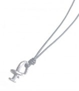 M.Cohen 〔エムコーエン〕 ネックレス N102103 ラスティネイルシルバーペンダント ＆ レザーコード|NECKLACE|【M.Cohen】 